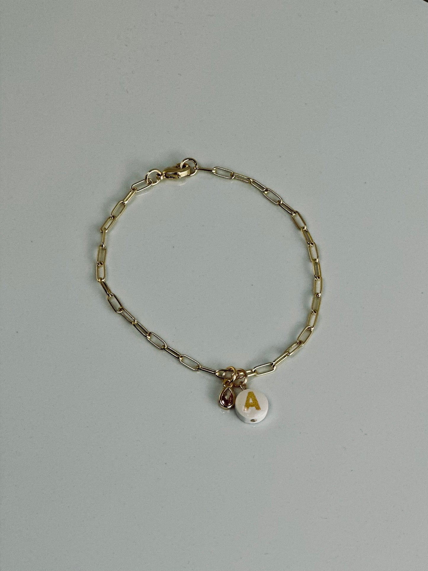 Initial Bracelet